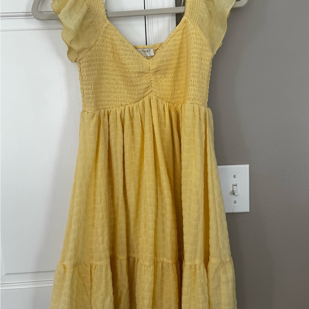 Yellow Ruffled Dress - Picture 2 of 2